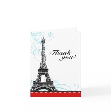 Mod Flourish Eiffel Tower Parisian Thank You