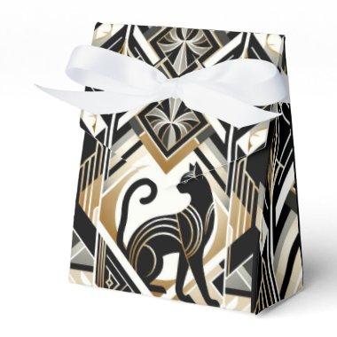 Modern Abstract Decorative Cat Cat Favor Box