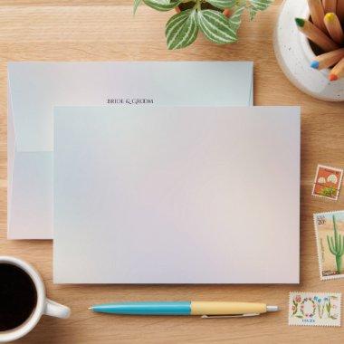 Modern Abstract Iridescent Envelope