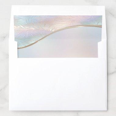 Modern Abstract Iridescent Envelope Liner