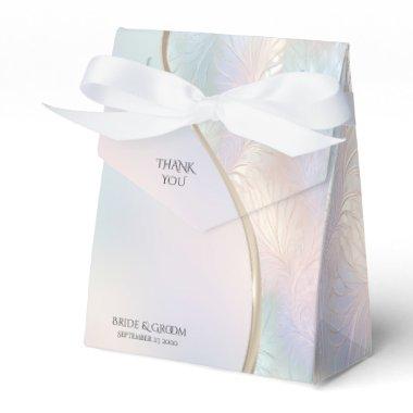 Modern Abstract Iridescent Favor Box