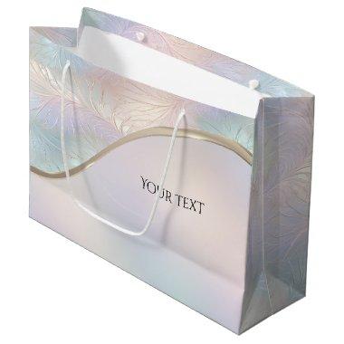 Modern Abstract Iridescent Gift Bag