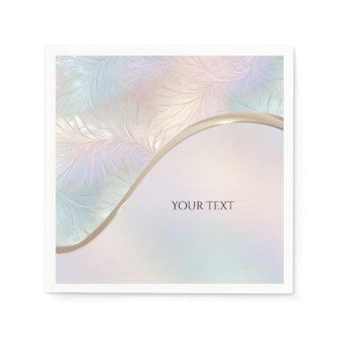 Modern Abstract Iridescent Napkins