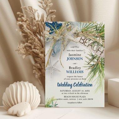 Modern Beach Theme Wedding