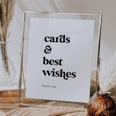 Modern Black Typography  and Best Wishes Sign