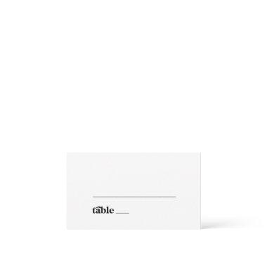 Modern Black Typography Flat Wedding Place