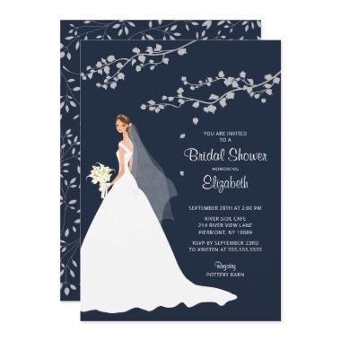 Modern Blue Bride