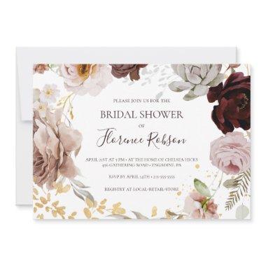 Modern Blush Floral | Horizontal