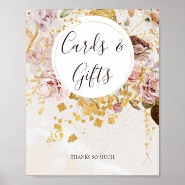 Modern Blush Floral | Watercolor Invitations and Gifts Poster