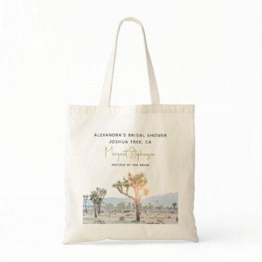 Modern Boho Desert Joshua Tree Bridal Shower Favor Tote Bag