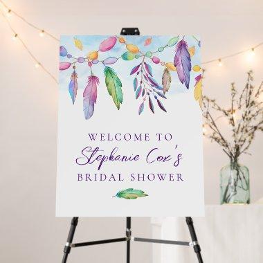 Modern Boho Floral Foam Board