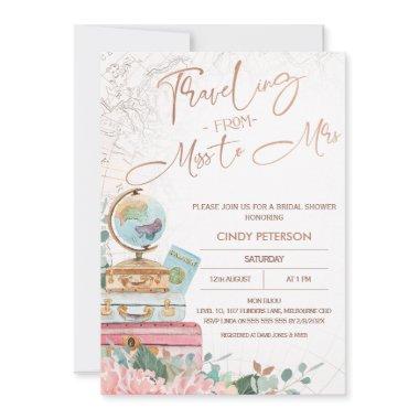 Modern Boho Traveling Miss to Mrs