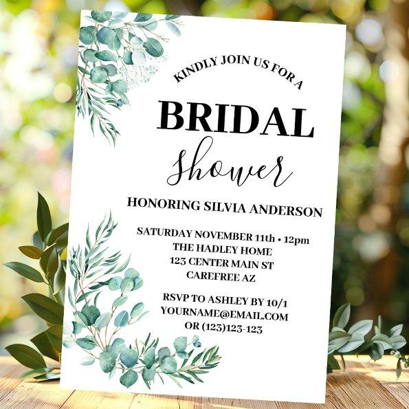 Modern Botanical Eucalyptus Boho