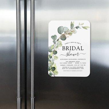 Modern  Botanical Eucalyptus Boho Magnet