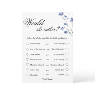 Modern  Game, Who knows the Bride