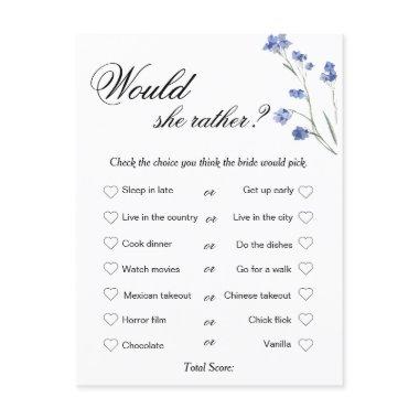 Modern  Game, Who knows the Bride Post