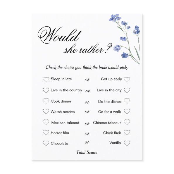 Modern  Game, Who knows the Bride Post