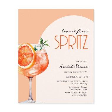 Modern Budget Love at First Spritz  Flyer