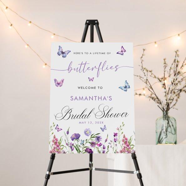 Modern Butterflies  Welcome Sign