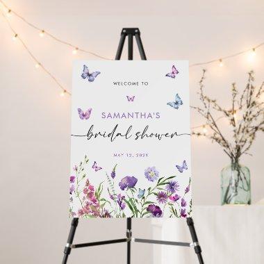 Modern Butterflies  Welcome Sign