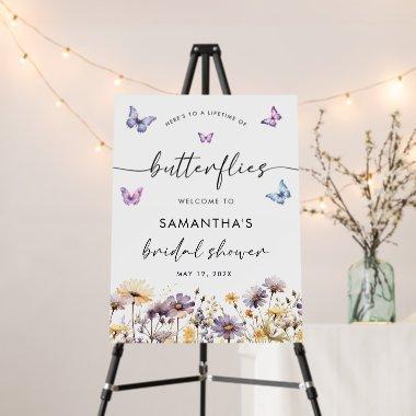 Modern Butterflies  Welcome Sign