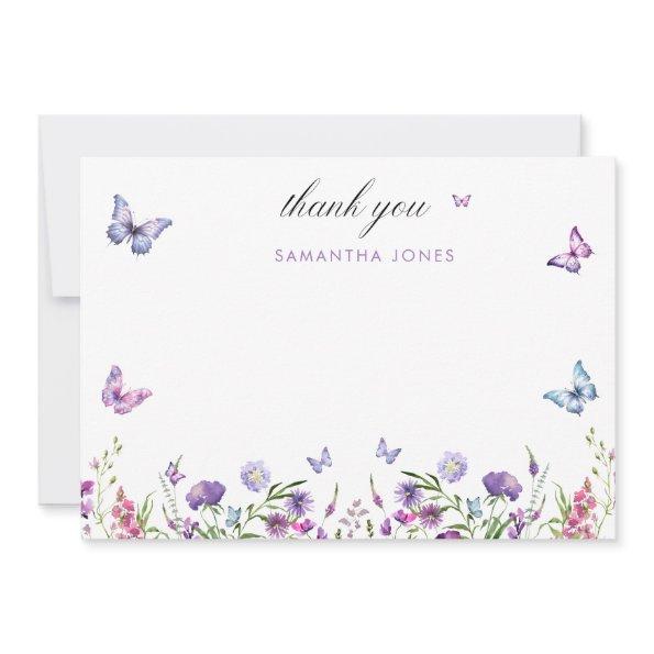 Modern Butterflies  Welcome Sign Thank You