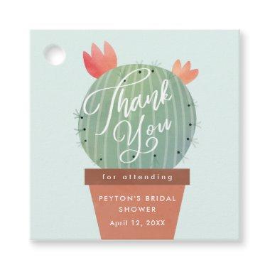 Modern Cactus  Thank You Favor Tags