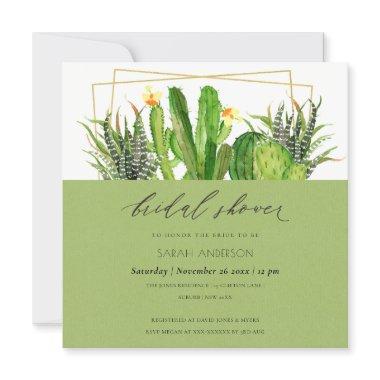 MODERN CACTUS GARDEN WATERCOLOR