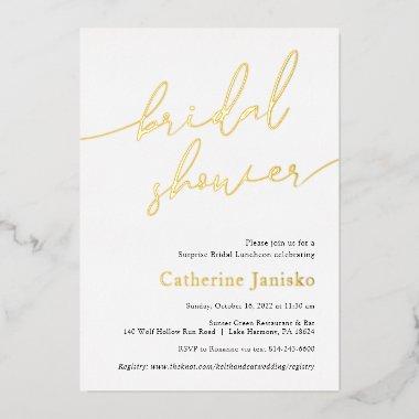 Modern Calligraphy  Foil