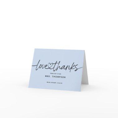 Modern Calligraphy  Folded Thank You
