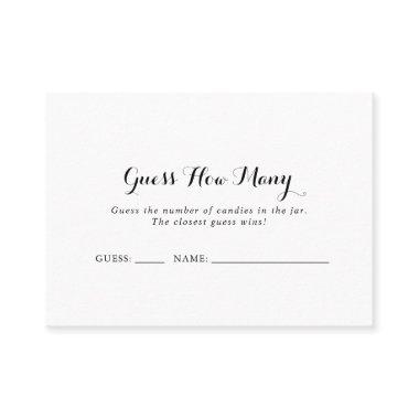 Modern Calligraphy Guess How Many Game