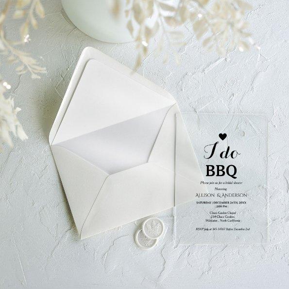 Modern calligraphy i do bbq  acrylic