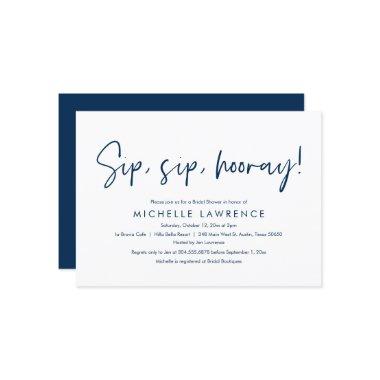 Modern Casual, fun and playful Bridal Shower Party Invitations