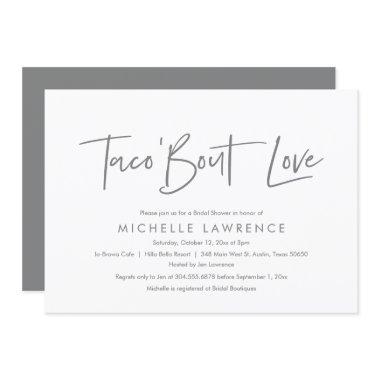 Modern Casual, fun and playful Bridal Shower Party Invitations