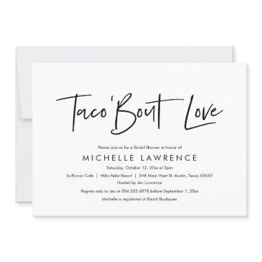 Modern Casual, fun and playful Bridal Shower Party Invitations