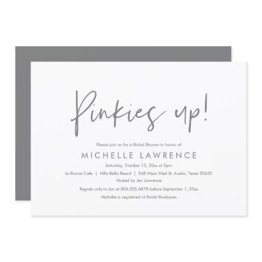 Modern Casual, fun and playful Bridal Shower Party Invitations