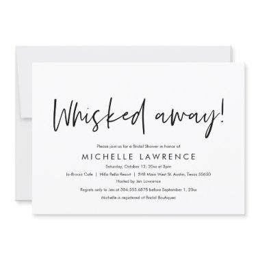 Modern Casual, fun and playful Bridal Shower Party Invitations