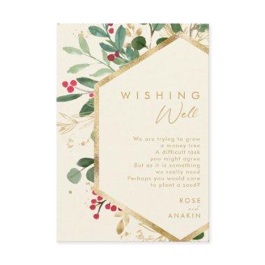 Modern Christmas Greenery | Cream Wishing Well Enclosure