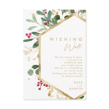 Modern Christmas Greenery | White Wishing Well Enclosure