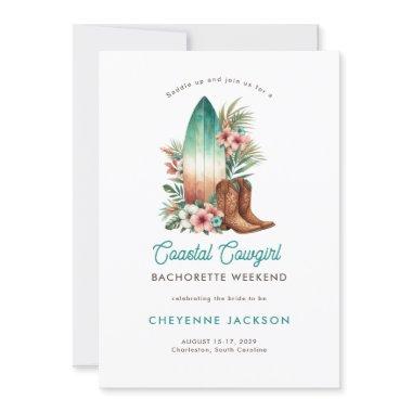Modern Coastal Cowgirl Coastal Teal Bachelorette