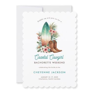 Modern Coastal Cowgirl Coastal Teal Bachelorette