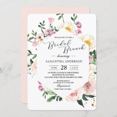 Modern Colorful Beauty Watercolor Flowers Invitations