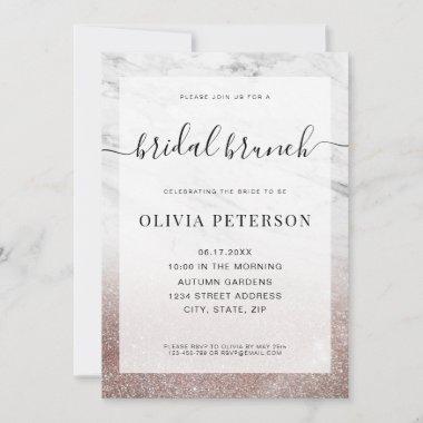 Modern Elegant Bridal Shower Invitations