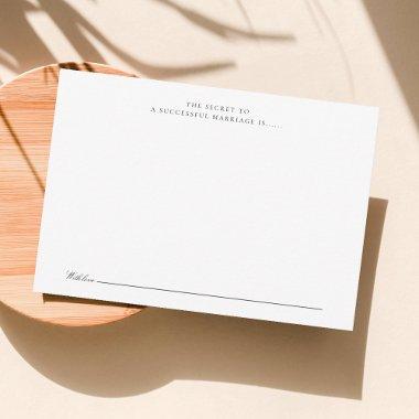 Modern Elegant Guest Book Note