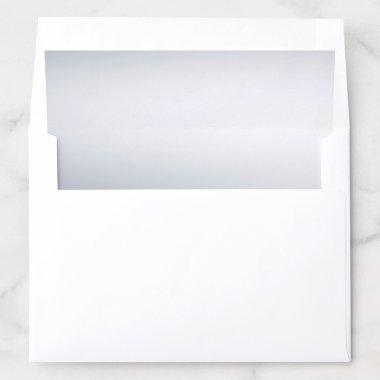 Modern Elegant Silver Look Glamour Chic Design Envelope Liner