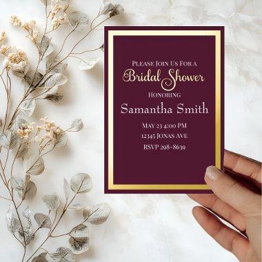 Modern Elegant Typography Purple  Foil