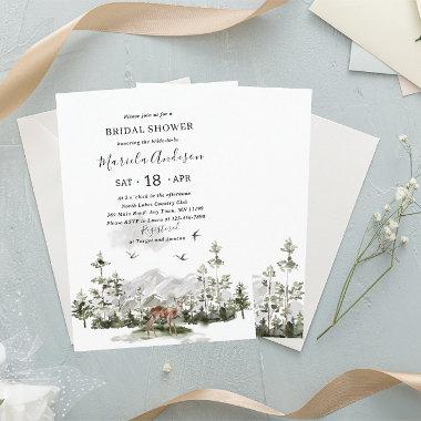 Modern Elegant Watercolor Adventure Begin Bridal S