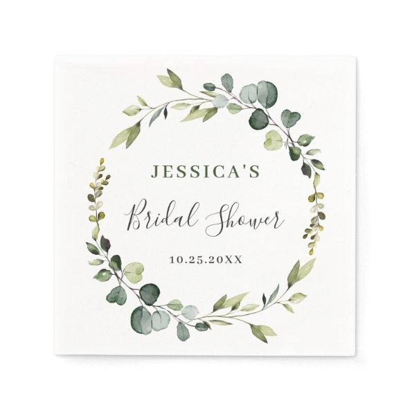 Modern Eucalyptus Wreath Frame  Boho Napkins