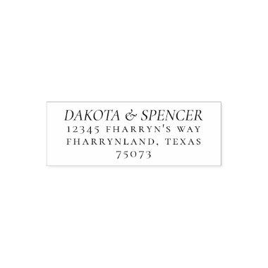Modern Event or Branding Create Your Own Address Self-inking Stamp