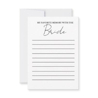 Modern Favorite memory with the bride game